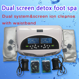 Introduction to Dual screen ion detox foot spa
